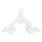 Ekena Millwork Ericson Architectural Grade PVC Gable Bracket, 60"W x 35"H x 6"D x 6"F, 14/12 Pitch GBP060X35X0606ERI00 - alternate 2